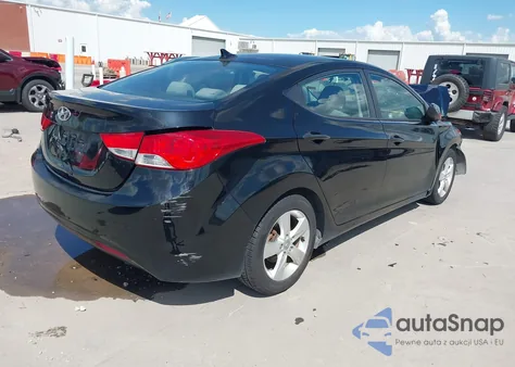 2012 Hyundai Elantra Gls (Ulsan Plant) z USA, uszkodzony, nr VIN KMHDH4AE0CU290311